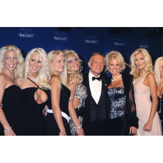 Hugh Hefner (WPlaymates) At Friar'S Club Roast To Hugh Hefner, Ny 92901, By Cj Contino Celebrity (10 x 8)