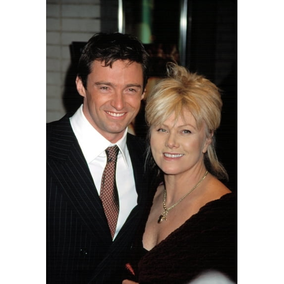 Hugh Jackman And Wife Debora-Lee Furness At Premiere Of Kate & Leopold Ny 12162001 By Cj Contino Celebrity
