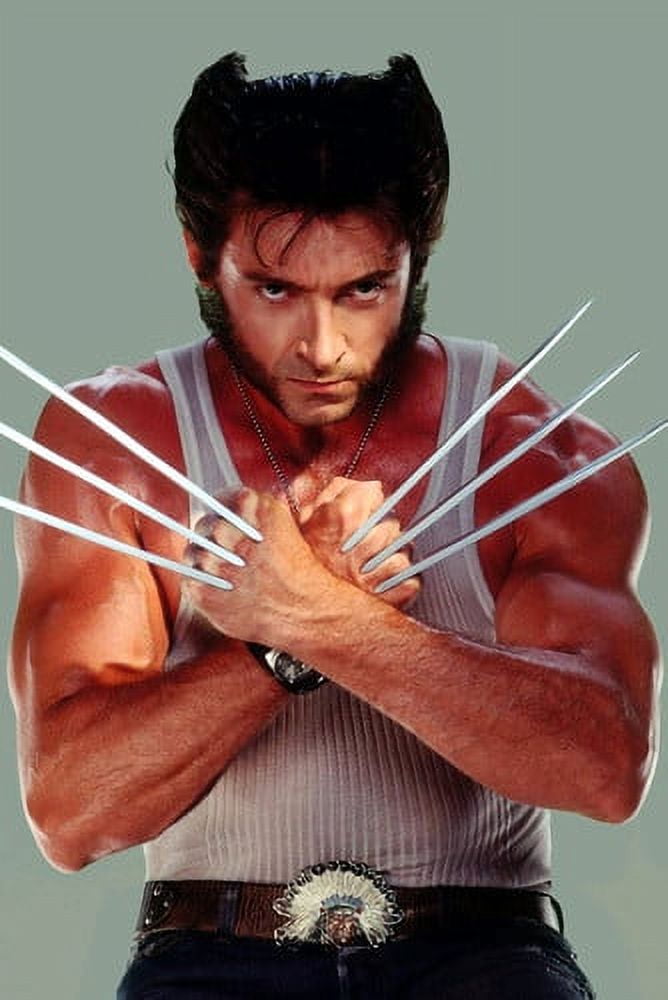 Hugh Jackman X-Men 24X36 Poster Striking Portrait As Wolverine - Walmart.com