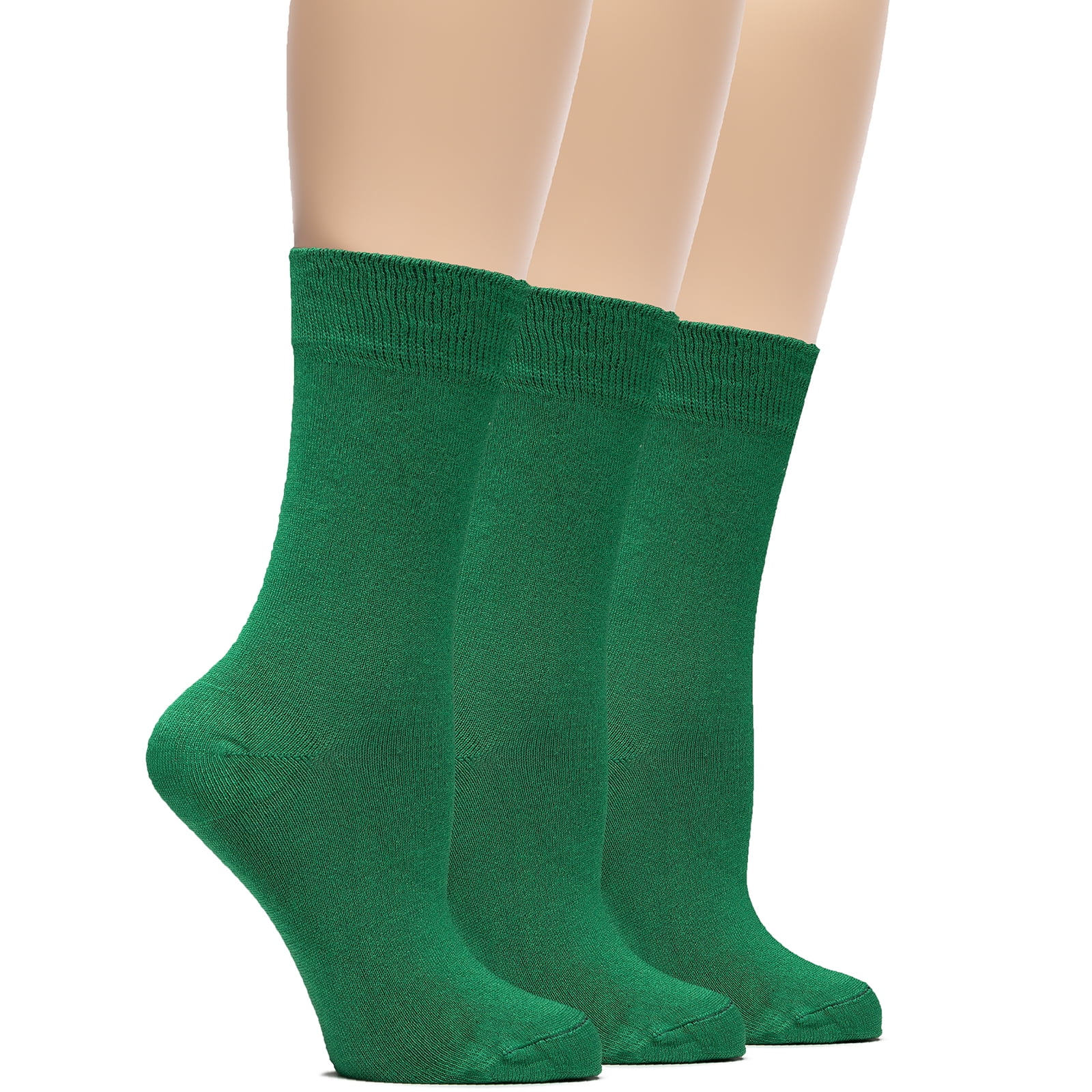 Hugh Ugoli Women's Bamboo Thin Dress Socks Crew Business Casual, 3