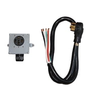 Power Watchdog 50 Amp Autoformer Internal Wiring Kit 50AKIT   RV Voltage Booster Hardwire Kit with 5 ft Power Cable, Male Plug & Mountable Female Receptacle for Power Bay Installation