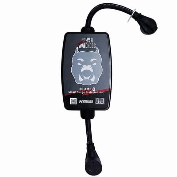 Power Watchdog Smart RV Portable Surge Protector 30 Amp - Patented Bluetooth Connectivity - Monitor Voltage/Amperage/Wattage - Replaceable Module - IP65 Water-Resistant