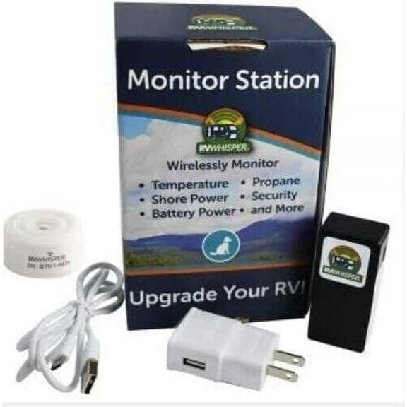 Hughes Autoformers RVM21S RV Whisper Monitor Station with 1 Sensor