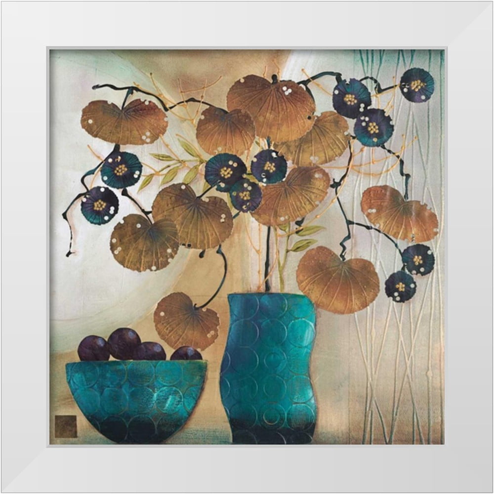 Huglock Hughlock, Margaret 26x26 White Modern Wood Framed Museum Art Print ...