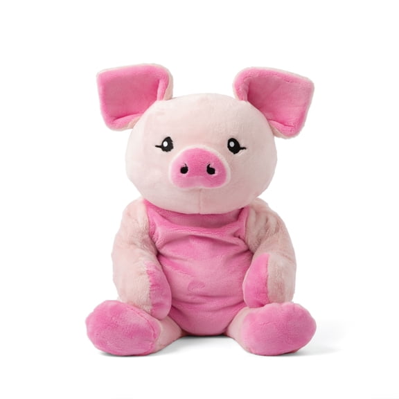 Hugimals Harper the Pig 4.5lbs Weighted Self Care Stuffed Animal Stress and Anxiety Relief Plush for Adults and Kids