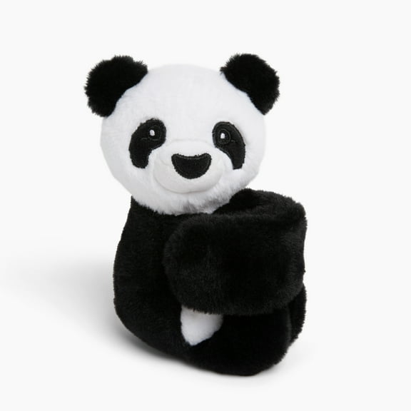 Hugimals Hug Babies Bowie the Panda - Cute Mini Plush Stuffed Animal Bracelet for Kids