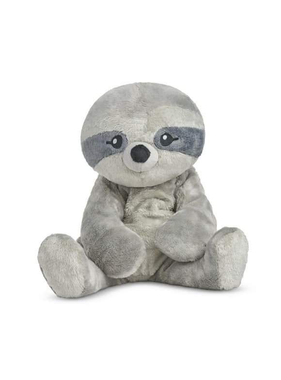 Hugimals Sam the Sloth 4.5lbs Weighted Stuffed Animal Stress Relief Plush for Adults and Kids