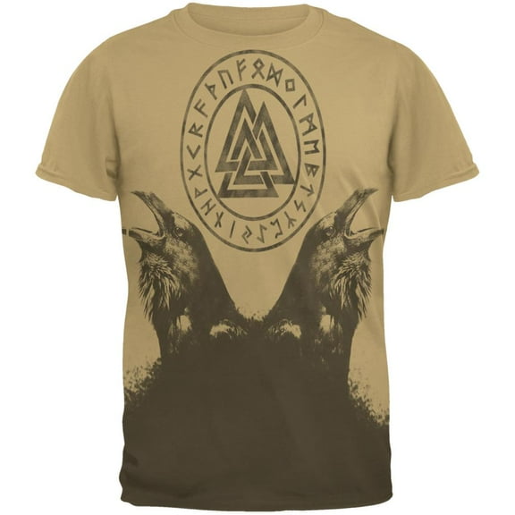 Huginn and Muninn Odin's Ravens Mens T Shirt