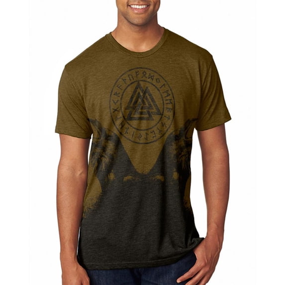 Huginn and Muninn Odin's Ravens Mens T Shirt