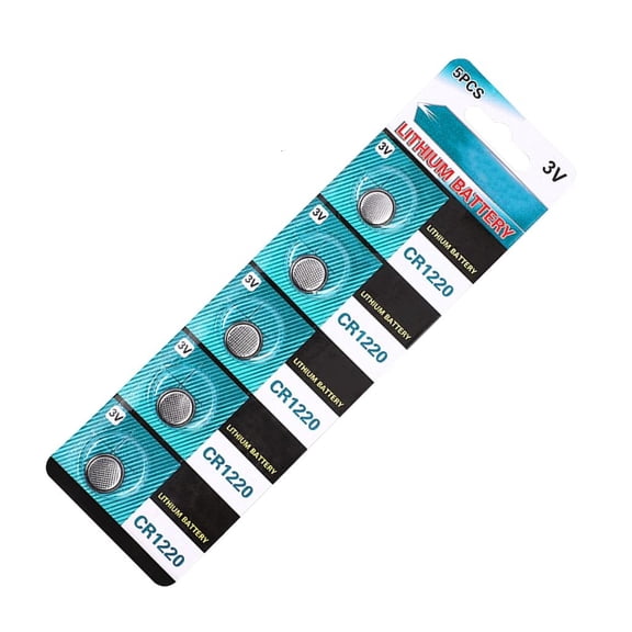 Hugjasmine CR1220 Lithium Coin Cells Batteries 3V Coin Cell For Mini Lights and Toy