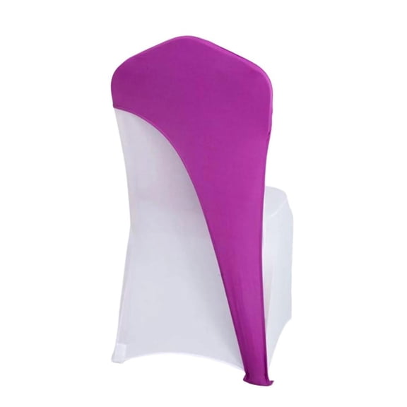 Hugjasmine Chair Caps Cover Spandex Chair Hood Sash Hat Bands Folding Stretch Elastic Cover