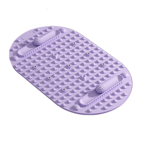 Hugjasmine Foot Massage Pad for Daily Indoor Relief, Rolling Ball Tracks and Textured Stepping Pad, Single Mat Format for Daily Use