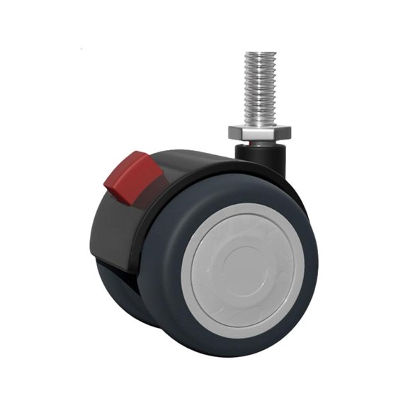 Hugjasmine Office Chair Casters Smooth Movement Wheel Heavy Duty Load Capacity Simple Installation for Most Homes Office Chairs