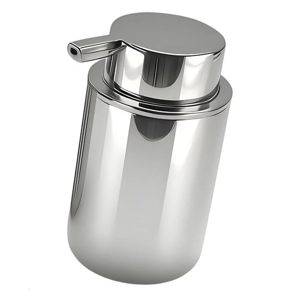 Hugjasmine Stainless Steel Refillable Lotions Dispenser for Kitchen & Bathroom Countertop