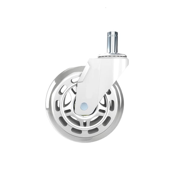 Hugjasmine Strong 3 Office Chair Casters for Heavy Weight Support Smooth glides
