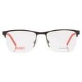 thumbnail image 1 of Hugo Boss 1142 Semi-Rimless Rectangular Matte Black Eyeglasses, 1 of 2