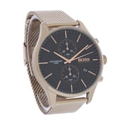 Hugo Boss Associate Men's Rose Gold Stainless Chronograph Quartz Watch 1513806