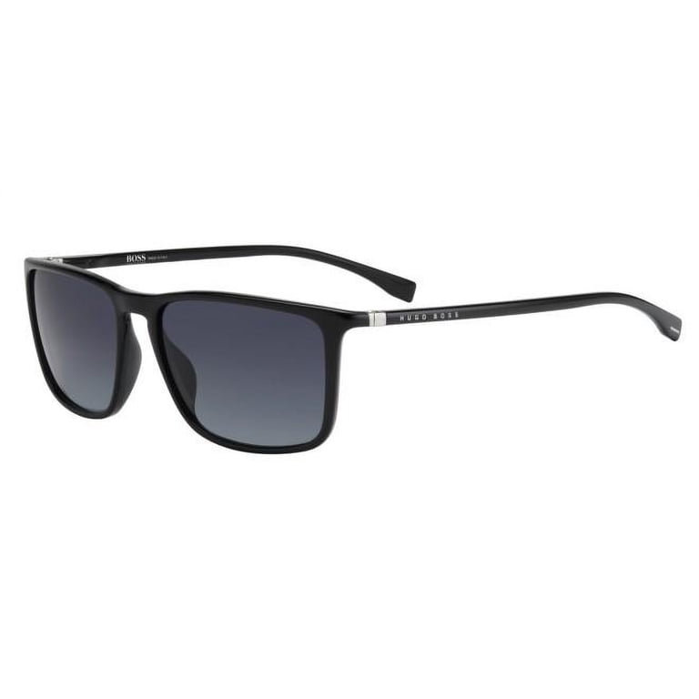 BOSS 0665/S/It Men's Sunglasses – Plastic Rectangular Frame, High-Quality Lenses