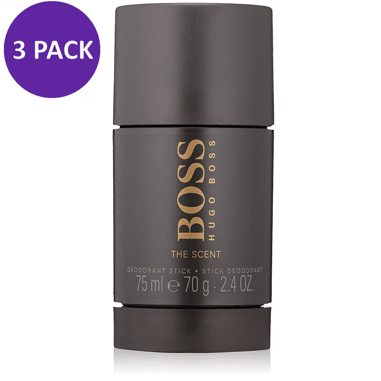 Hugo Boss BOSS THE SCENT Deodorant Stick for Men, 2.4 oz (3 PACK)