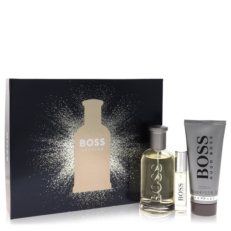 HUGO BOSS Boss Bottled Gift Set, 3.3oz EDT Spray, 0.3oz EDT Spray