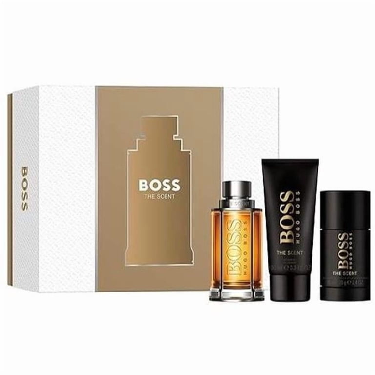 Hugo Boss Boss The Scent , 3 Pc Gift Set 3.3oz EDT Spray, 3.3oz