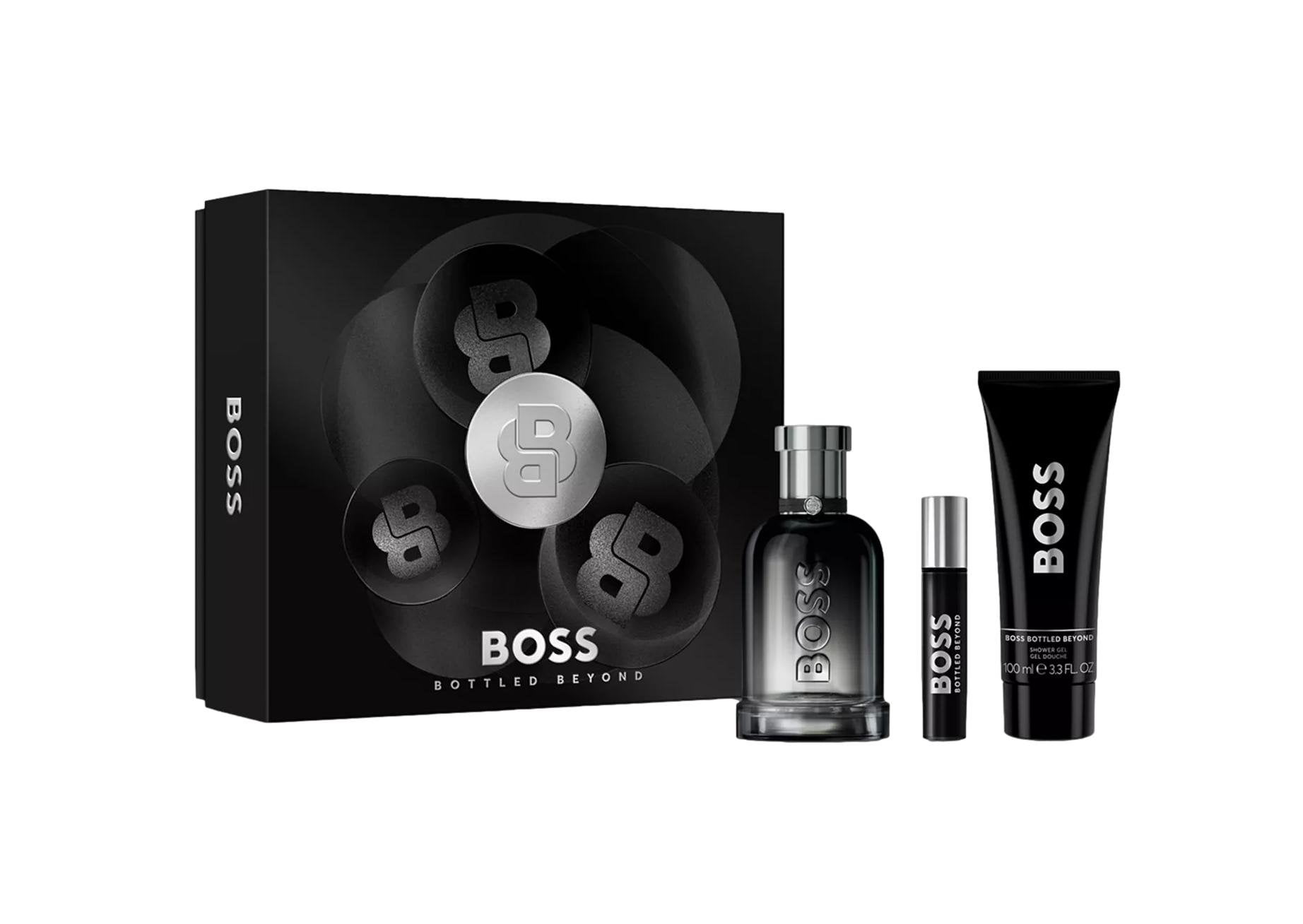 Hugo Boss Bottled Beyond 3.3 oz EDP+ 3.3 gel+ .33 travel spray