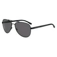 thumbnail image 1 of Hugo Boss Brown Grey Pilot Men's Sunglasses BOSS 0761/S 010G/NR 60, 1 of 2