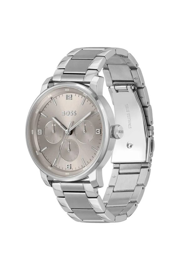 Contender Men's Grey Dial Quartz Watch 1514127