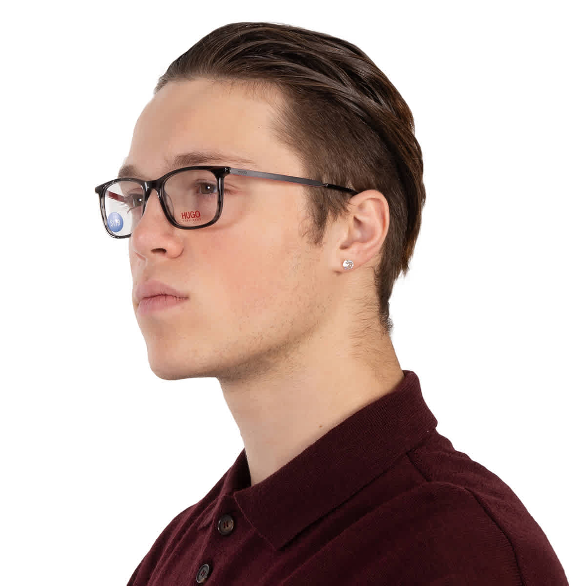 Hugo Boss Demo Rectangular Men's Eyeglasses HG 1018 SAM 0PZH 52 ...