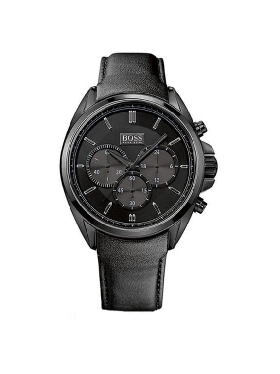 Driver Chronograph Men's Black Dial Quartz Watch 1513061