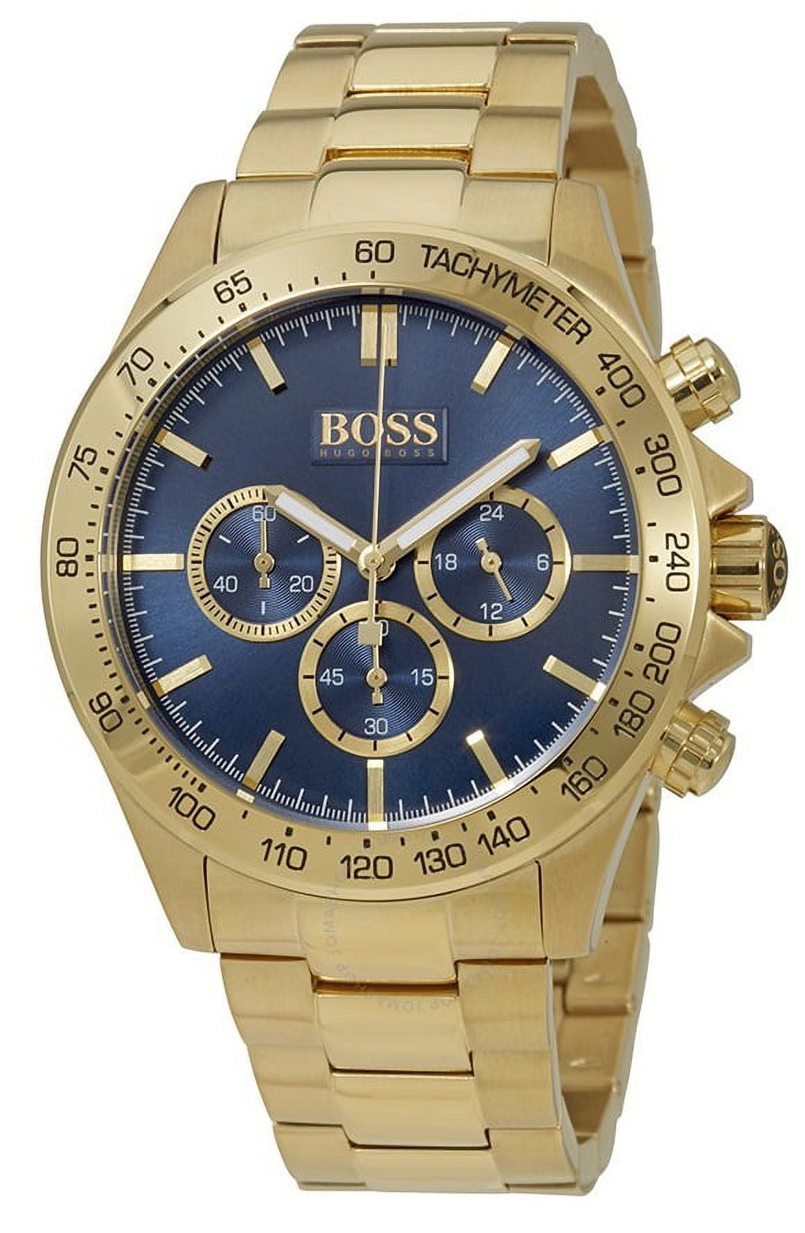 Boss Watch Mens Gold-Tone Ikon 1513340 Hugo Chronograph