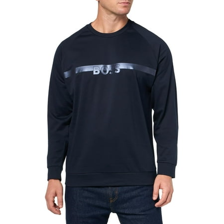 Hugo Boss Men's Authentic Crewneck Sweatshirt, Space Cadet Blue