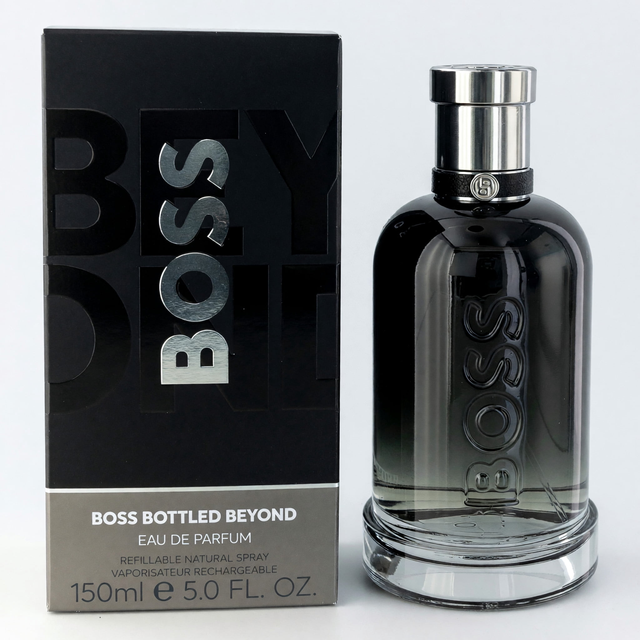HUGO BOSS, Boss Bottled Beyond Eau de Parfum, 5 oz, Refillable for