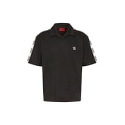 Hugo Boss Mens Dalpars Short Sleeve Polo, Black, Large
