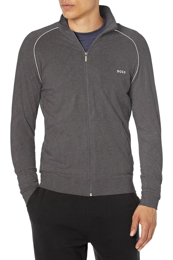 Men's Mix & Match Zip-Up Jacket, Asphalt Grey