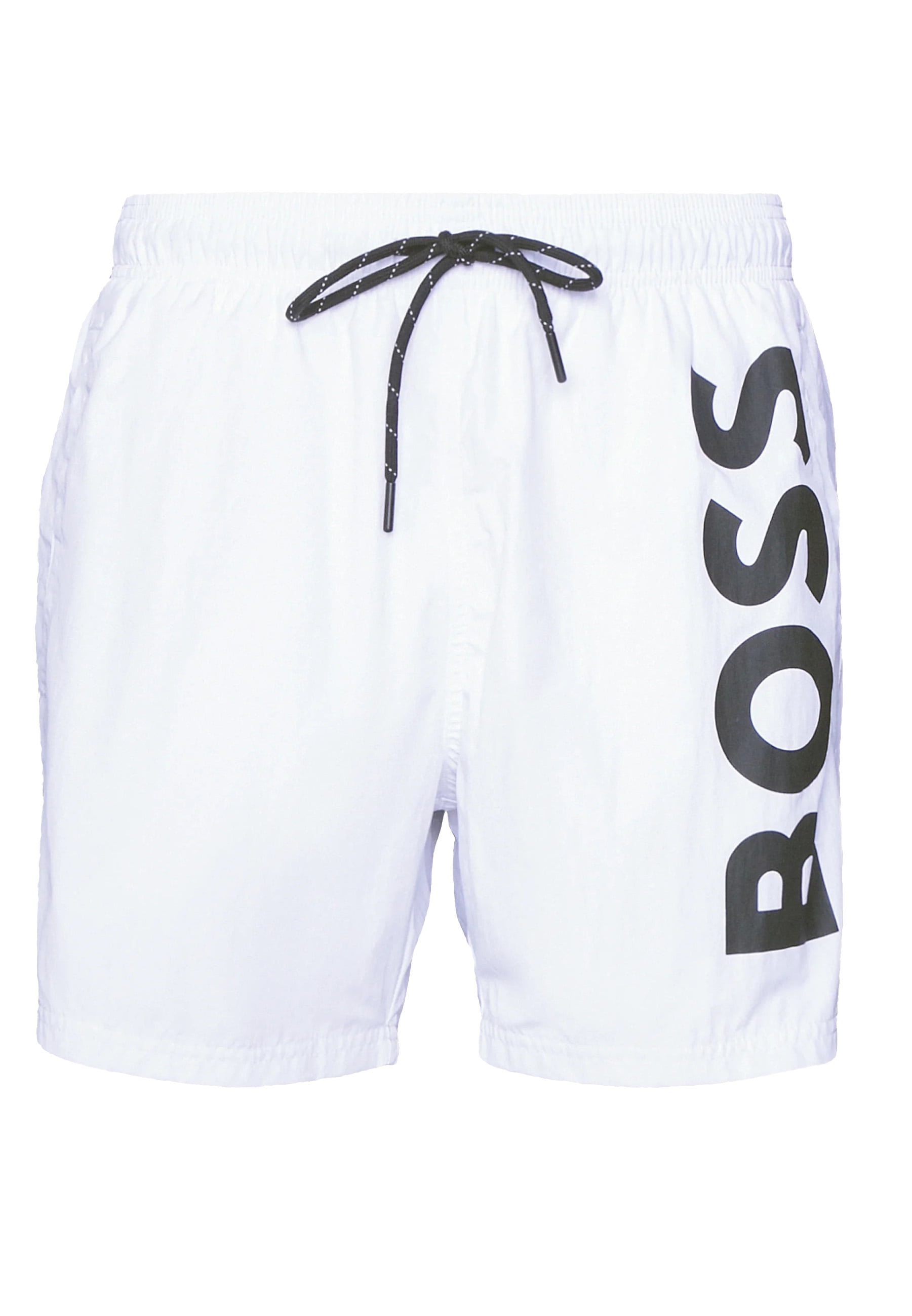 Hugo Boss Men's Octopus Swim Trunks, White, X-Large