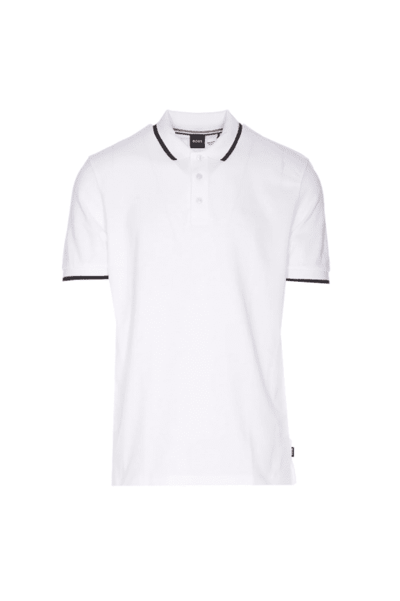 Men's Parlay 190 Cotton Short Sleeve Polo T-Shirt, White