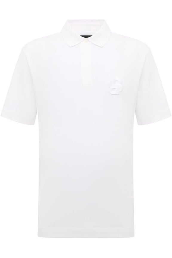 Men's Payto 23 Chest Logo Short Sleeve Polo, White