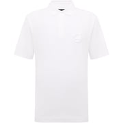 Hugo Boss Mens Payto 23 Chest Logo Short Sleeve Polo, White