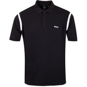 Hugo Boss Mens Pirax 1 Short Sleeve Polo, Black
