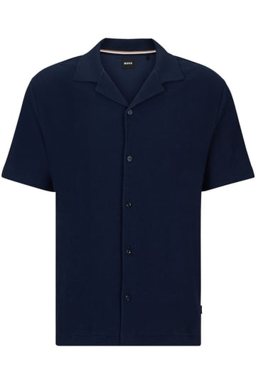 hugo dress shirts by Hugo Boss Men's Modern-Fit Shirt down collar Mens Shirts Hugo Boss White