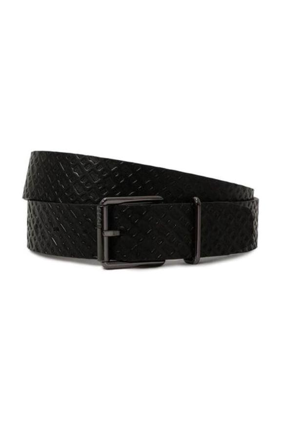 Men's Roll B Monogram Belt, Black