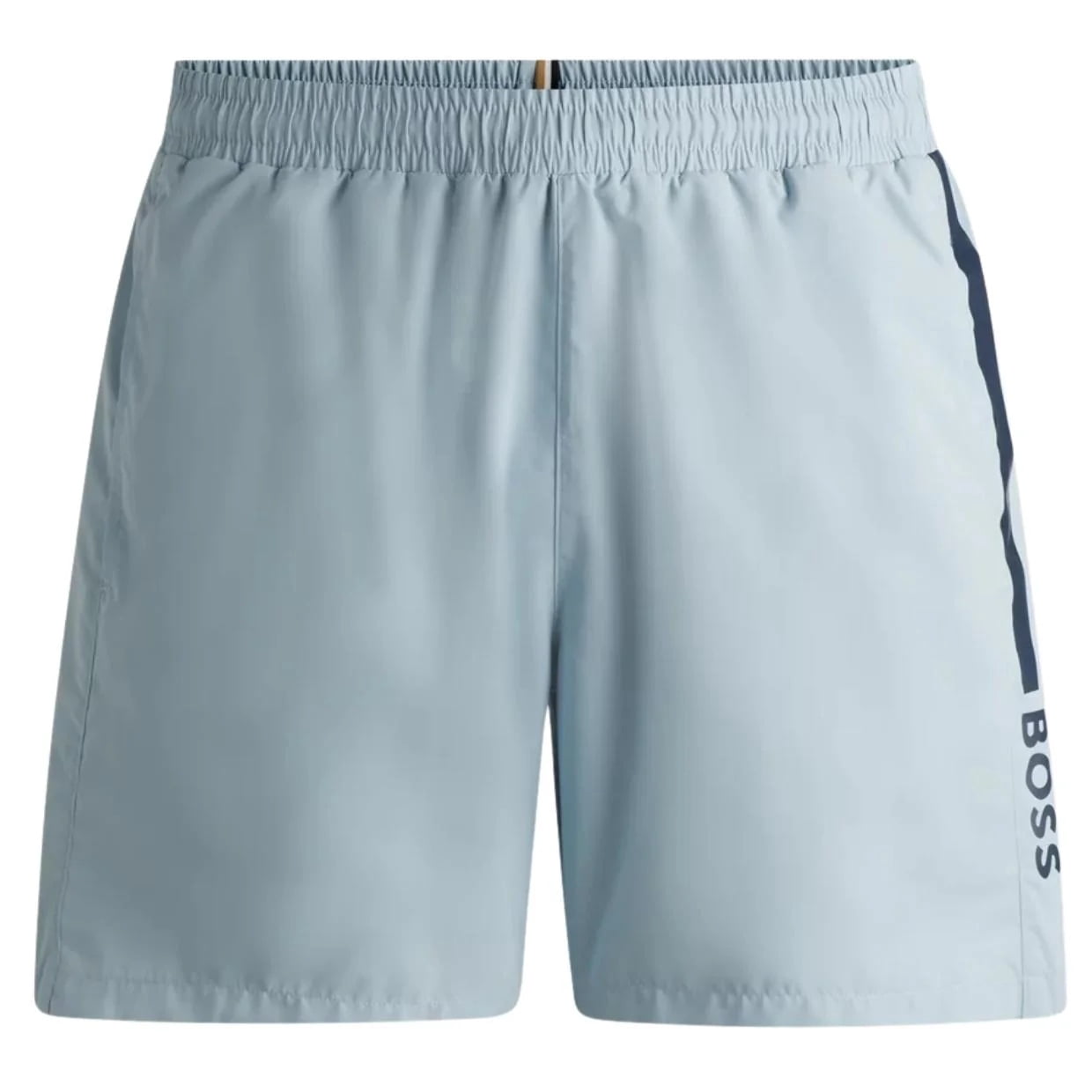 Hugo Boss Men's Standard Length Octopus Swim Trunks, Light Pastel Blue ...