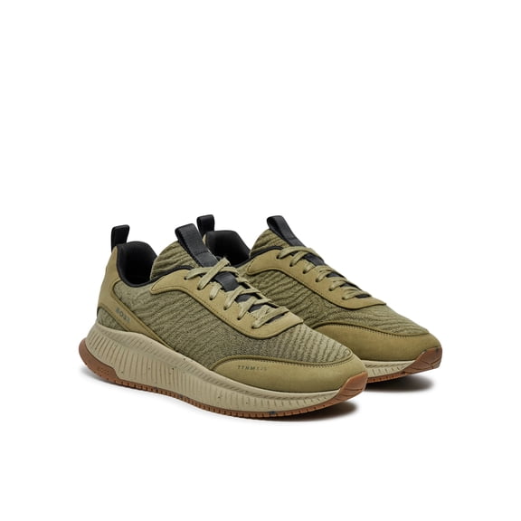 Hugo Boss Men's Titanium Evo Running Sneakers, Dark Green
