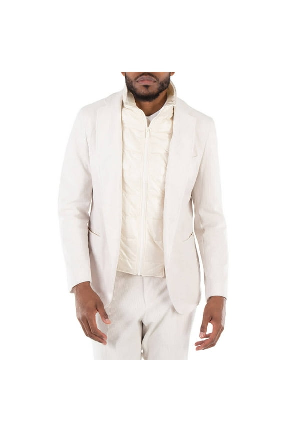 Notched Lapels Corduroy Blazer, Brand Size 46 (US Size 36)