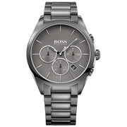 Hugo Boss Onyx Chronograph Gray Dial Date Mens Watch 1513364