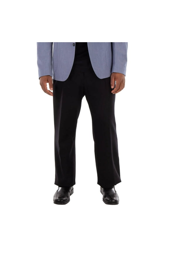 Straight Waistband Wool Pants, Size Medium