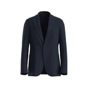 Hugo Boss Tailored Blue Blazer With Notch Lapels And Modern Silhouette Mens