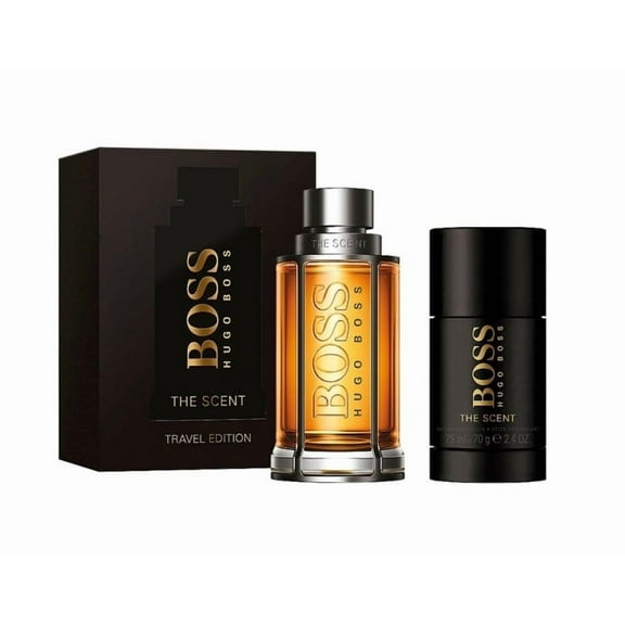 Hugo Boss The Scent 3.3 oz EDT Spray+ 2.4 deodorant Travel Set NIB