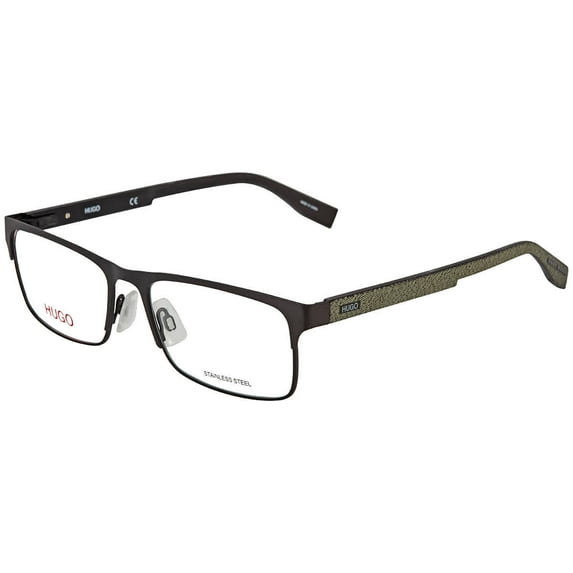 Hugo Boss Transparent Rectangular Men's Eyeglasses HG 0293 0003 56